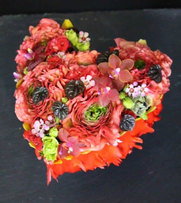 Chloé Savary, les coeurs en fleurs, amour, saint-valentin