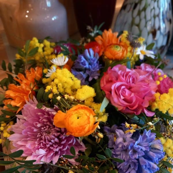 corbeille de fleurs